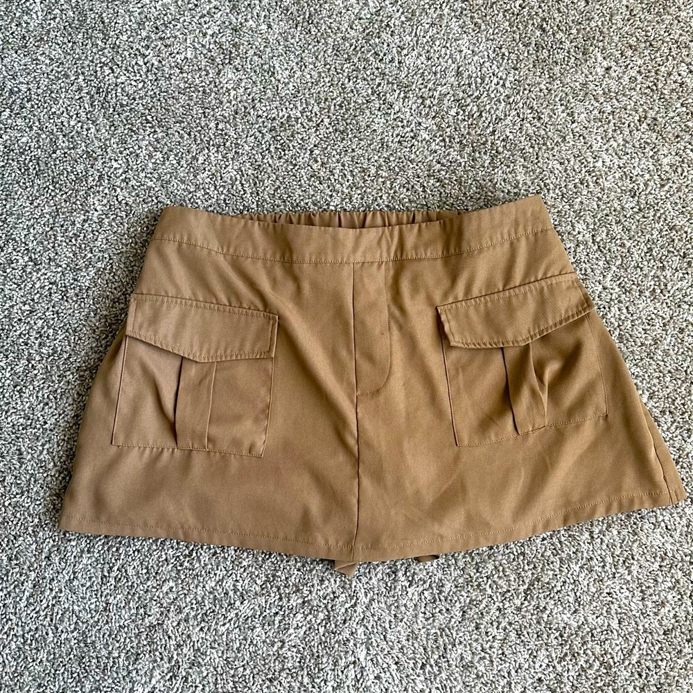 SHEIN 2XL khaki skort